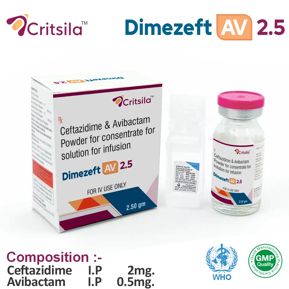 Ceftazidime (2gm) + Avibactam (0.5gm) Injection in PCD Pharma Franchise at Best Price